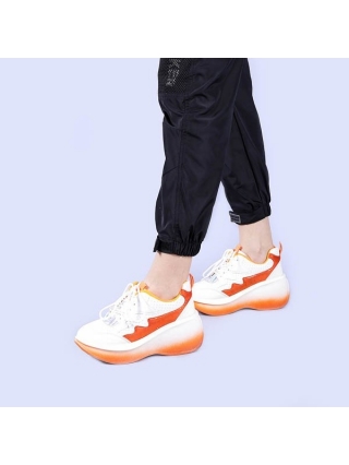 Спортни обувки и Кецове, Дамски спортни обувки Sabah оранжеви - Kalapod.bg